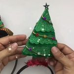 Cómo hacer diademas navideñas